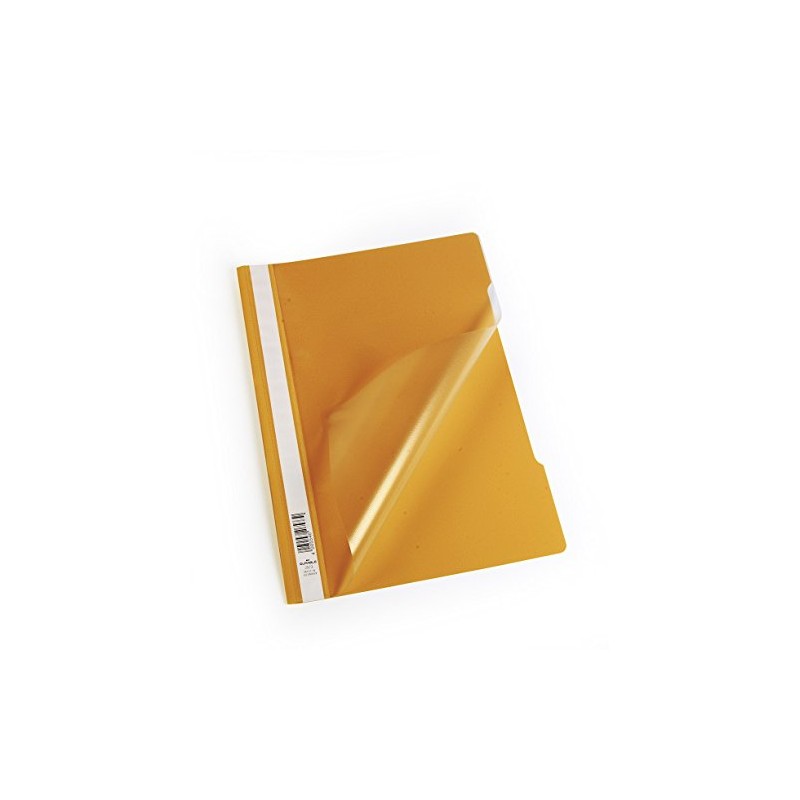 Durable 252309 Clear View Folder-Report File A4 PP, Orange -