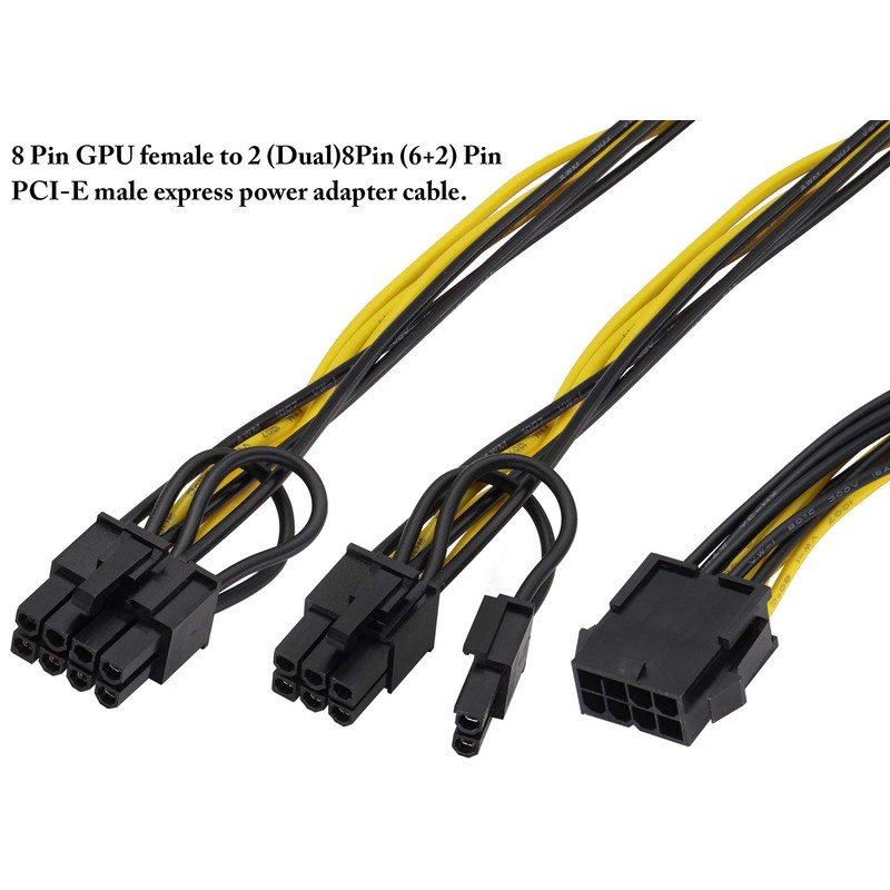 zdyCGTime GPU 8pin to Dual 8Pin (6+2) Pin Power Supply
