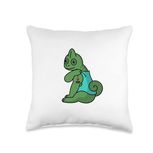 Funny Chameleon Gifts I Love Mom Tattoo Chameleon Reptile Mother