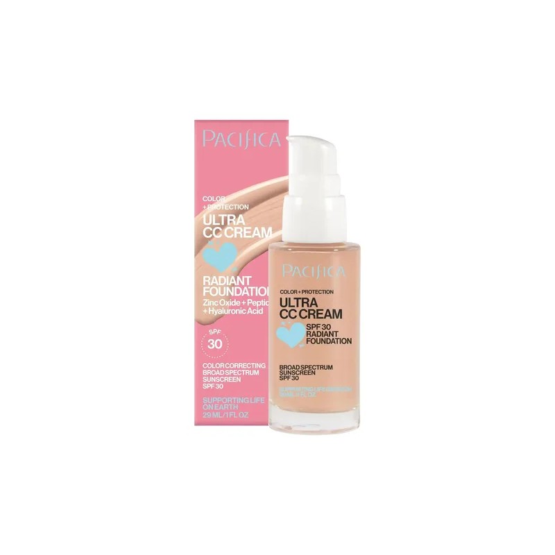 Pacifica Ultra Cc Cream Radiant Foundation Spf 17 Warm Light