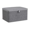 Lockable Storage Box with Lock with Lid Fabric Integrated PP