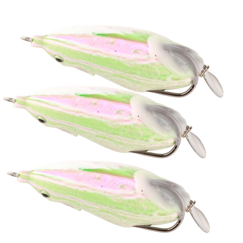 3Pcs Sequin Conversion Soft Artificial Simulation Snakehead Lure Bait Fishing