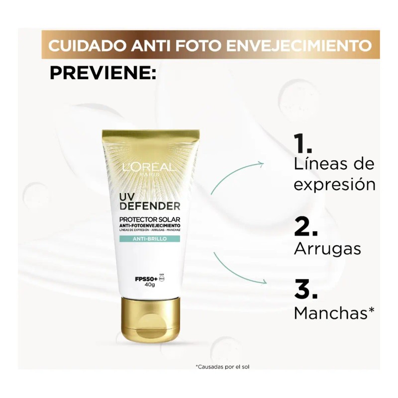 Kit Oréal Paris Defender Sérum Crema Ojos