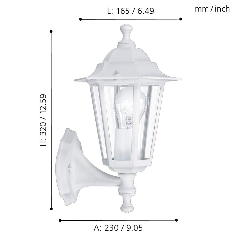 Eglo Laterna 4 Base Light Die-Cast Aluminium