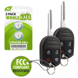 Wholesale-24-7 2 Replacement For 2010 2011 2012 2013 2014 2015 Lincoln Navigator Key Remote