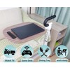 Tlongxia Auxiliary Standing Tray Table, 360 Degree and Height Adjustable