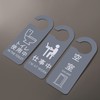 Aoouik Door Plate Door Sign Hanging Double Sided Sign Pack