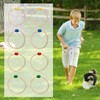 Kasoud Quoits Games Set, 8PCS Quoits Ropes Ring Toss Games,