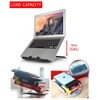 COOSKIN Foldable Laptop Stands with Height Adjustable ( Up to17cm),Portable