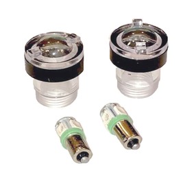 Dash Bulb & Lens - 6 Part Kit - Clear - fits M998 Military Humvee