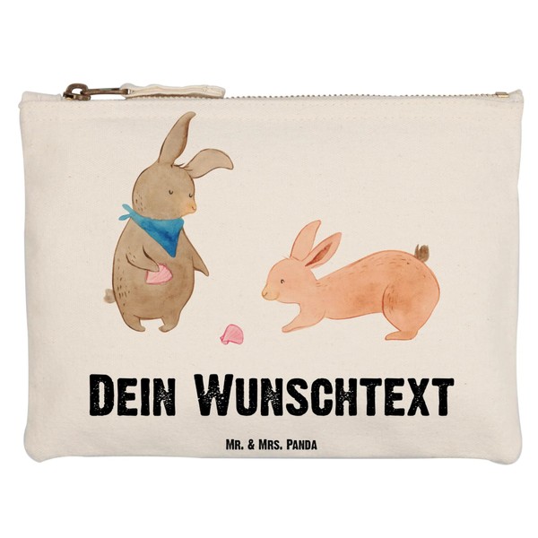 Mr. & Mrs. Panda Personalised Make Up Bag Rabbit Shell,