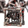 ARUOHHA Hollow DND Dice Set Blood Spatter 5-Headed Dragon D