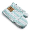 Oven Mitt & Potholder Set - Durable Heat Resistant Gloves