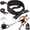 ATENTO Sled Pulling Belt, Adjustable Closure Sled Training Waist Belt,Weight