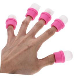 Mikinona 20pcs Manicure Wearable Nail Soaker Covers Gel Remover Nail Cuticle Remover Automatic Steam