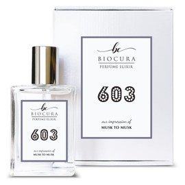 BIOCURA BC Perfume 603 Inspired by Musk To Musk For Women & Men Replica Fragrance Dupes Eau de Parfum Spray Bottle 1.7 Fl Oz/50ml-X1
