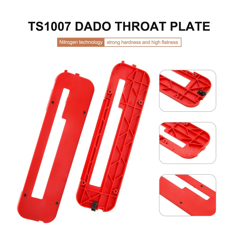 Powswopx TS1007 Dado Insert Table Saw Stand Replace for Bosch