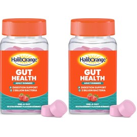 Haliborange Adult Gut Health - 30 Strawberry Gummies (Pack of 2)