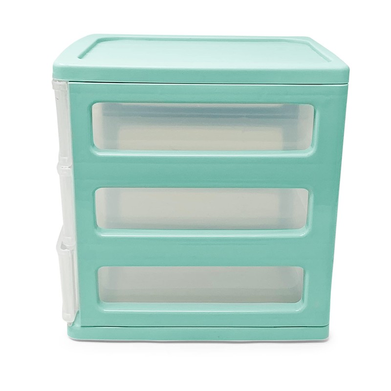 Plastic Desktop Storage Unit with Drawers, Stationary Arts Drawer Desktop