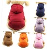 WOONEKY Dog Warmth Coat Pockets Customes for Pet Autumn Warmth