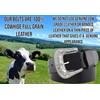 F&L CLASSIC mens Western full grain Leather belt Strap w/Snaps