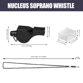 AOOTUERL Professional Training Whistle Coach Classic Referee Whistle with Lanyard Strong/Sharp for Coach/Referee/Football/Basketball/Outdoor Sports