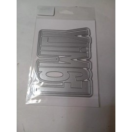 The Stamps Of Life Family stamp from the  Family Fold-it Die Set