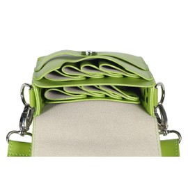 Charloti Scissor Case, Hairdresser Trimmer, 8 Pieces, Pastel Colors, Attached Belt, Storage Cover, Box Type (Light Green)