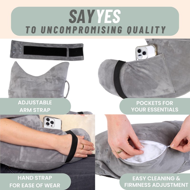 MOYOAMA Post Shoulder Surgery Pillow with Pocket- Rotator Cuff Pillows