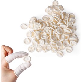 JADE KIT Latex Finger Cots, Antistatic Rubber Protect Latex Finger Cots Pack of 300