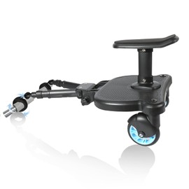 Stroller Board, Stroller Ride Board, Universal Stroller Board, Stroller Board with Detachable Seat, Sit and Stand Baby Stroller Rider Board, Buggy Board, Stroller Attachment Standing Platform-Blue