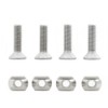 TOBEOME 4pcs M6 Hydrofoil T Nuts Brass Surf All Outdoor