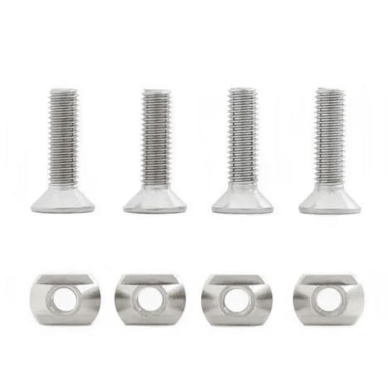 TOBEOME 4pcs M6 Hydrofoil T Nuts Brass Surf All Outdoor
