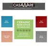casaWare Ceramic Coated NonStick 12 Cup Muffin Pan (Red Granite)