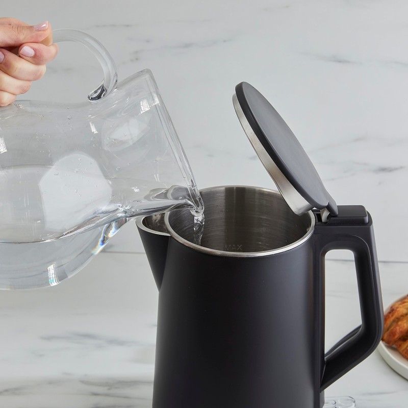 West Bend Electric Kettle Cordless Serving Features Stainless Steel Interior