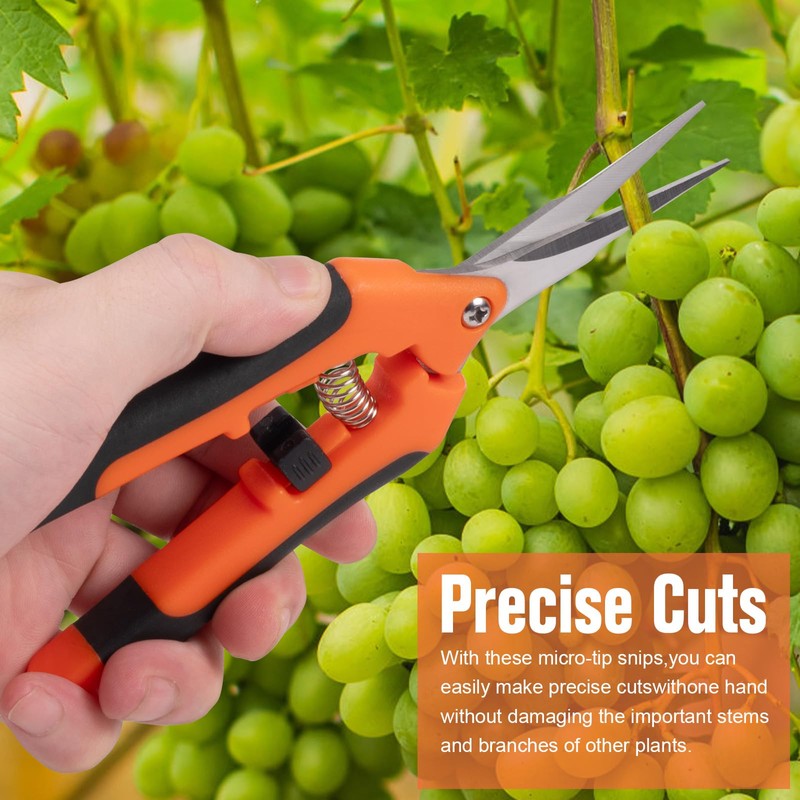 Pack of 2 Pruning Shears, Garden Shears, Trimming Shears, Suitable