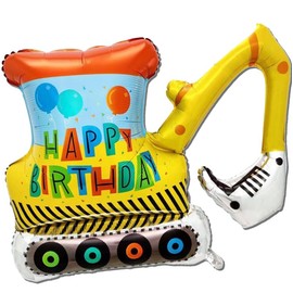 FAMULIA Birthday Balloons, Balloons, Extra Large Birthday Balloons (Shovel Car)