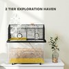 PawHut Large Hamster Cage with 12" Deep Tray, 2 Tier