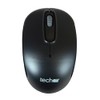 Wireless mouse black. Silent button feature