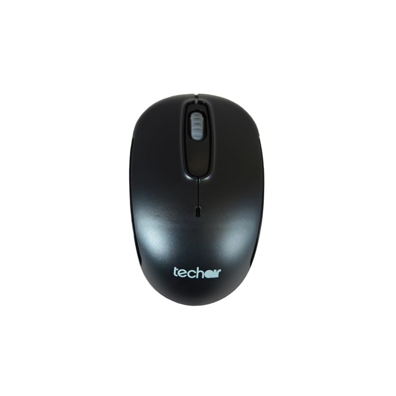 Wireless mouse black. Silent button feature