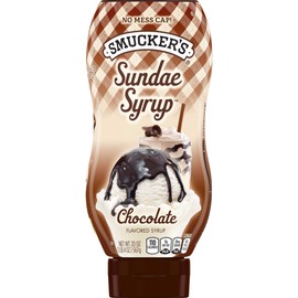 Smucker's Sundae Syrup Chocolate Flavored Syrup, 20 Ounces (Pack of 12)