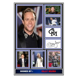 (524) Olly Murs Music Legend Signed A4 Photograph (21 X 297 CM) Art Work Wall Art Display (REPRINT) #####