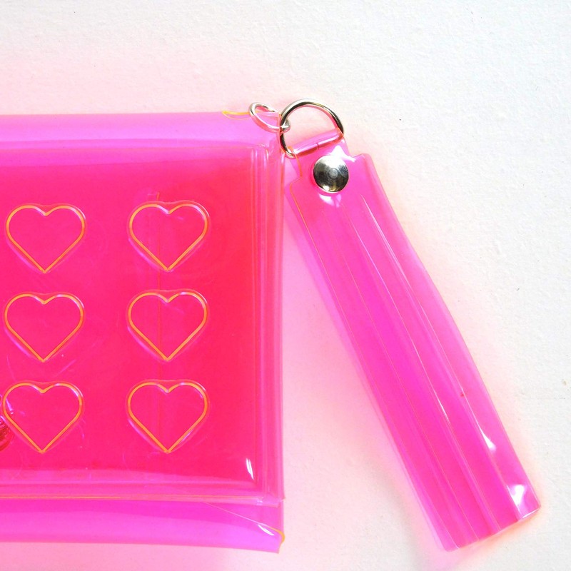 Greeting Life Clear Card Case FunFun Pink YYZ-36