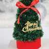 Jylucky 4PCS Mini Christmas Tree, Tabletop Small Christmas Tree Decorations,