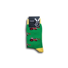 TwoSocks Themes Funny Socks, Gifts for Men and Women, Fun Socks, Unisex, One Size EU 36-45, Tractor