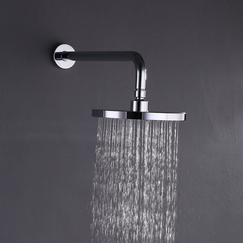 KES Fixed Shower Head 8-inch Replacement Overhead Rainfall Rain Shower