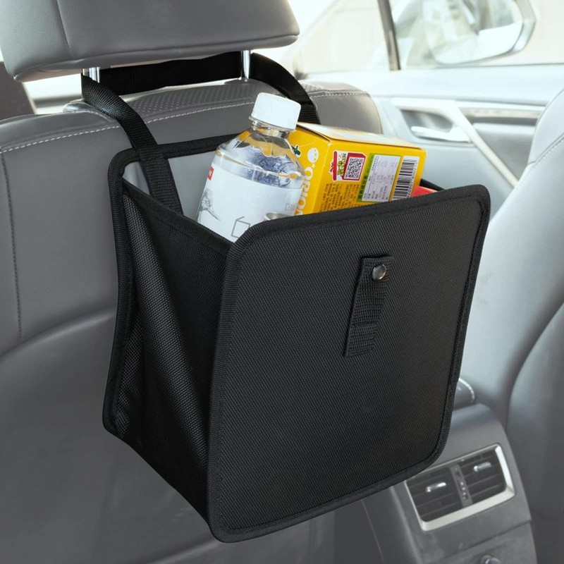 AUTOXBERT Foldable Car Trash Can, Portable Hanging Waterproof Leakproof Car