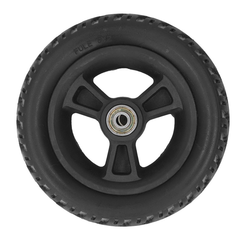 6in Wheelchair Wheel PU Non Slip Wear Resistant Strong Bearing