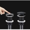 YCCUZA Pop Up Drain Stopper Without Overflow Vessel Sink Lavatory