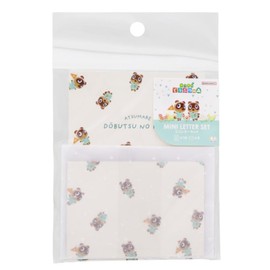 Sunstar Stationery Atsume Animal Crossing, Mini Letter Set, Green, Animal Forest, Mane, Letters, Envelopes, Stationery Paper Set 710167